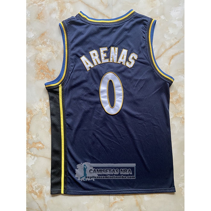 Camiseta Washington Wizards Gilbert Arenas NO 0 Mitchell & Ness 2003-04 Azul